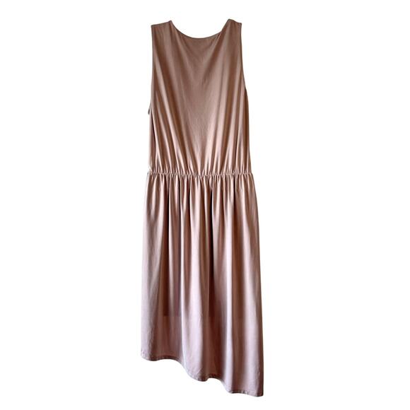 Lovers + Friends Dress Women Small Gray Asymmetric Faux Wrap Going Out Neutral - Picture 2 of 8